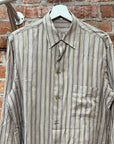 Y’S FOR MEN YOHJI YAMAMOTO STRIPED BUTTON UP ‘MULTI’