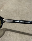 CHROME HEARTS LOWRIDER 50MM SUNGLASSES 'BLACK/GREEN'