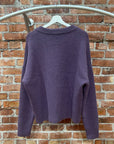 AMI PARIS DE COEUR CARDIGAN ‘PURPLE’