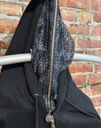 CHITO DOG MESH ZIP HOODIE ‘BLACK’