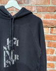SAINT LAURENT PARIS AW18 1971 LOGO HOODIE ‘BLACK’