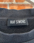 RAF SIMONS SS15 GREEN EYE CREWNECK TEE ‘BLACK’