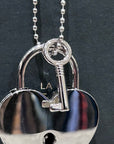 CHANEL CRUSH STORY LOCK CHARM NECKLACE ‘SILVER’