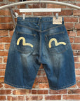 EVISU CLASSIC CUT SHORTS 'VINTAGE BLUE'