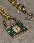 LOUIS VUITTON UP CYCLE LOCK CHARM NECKLACE ‘GOLD’