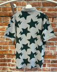 BAPE BAPESTA STAR AOP POLO ‘GREEN/GREY’