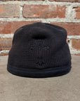 CHROME HEARTS TONAL CROSS SKULL CAP BEANIE ‘BLACK’