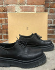 AMI PARIS RIDGED-SOLE DERBY ‘BLACK’