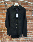 NEEDLES REBUILD 7 CUT FLANNEL ‘BLACK’