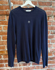 STONE ISLAND COMPASS WOOL SWEATER ‘NAVY’