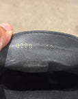 VERSACE LEATHER CLOG MULES ‘BLACK’