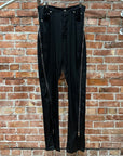 RICK OWENS SS26 HOLLYWOOD VISCOSE BOLAN BANANA PANTS ‘BLACK’