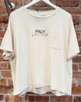 PALY HOLLYWOOD SS26 CORE LOGO TEE ‘WHITE’