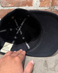 CHROME HEARTS SCROLL LOGO BASEBALL HAT ‘BLACK’