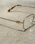 MIU MIU 50WV METAL FRAME GLASSES ‘GOLD’