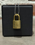 LOUIS VUITTON LOCK & KEY NECKLACE ‘GOLD’