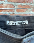 ACNE STUDIOS TWILL TROUSER CARGO PANTS ‘BLACK’