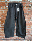 KRAFTWORK UNIFORM NO.5 BAGGY J CUT ‘BLACK RAW’