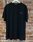 BALENCIAGA SS18 CHEST LOGO TEE ‘BLACK’