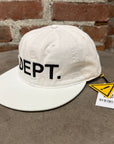 GALLERY DEPT. EMBROIDERED DEPT LOGO HAT ‘WHITE’