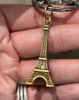 BALENCIAGA PARIS LANDMARKS KEYCHAIN ‘SILVER’