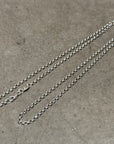 CHROME HEARTS 20” ROLL CHAIN ‘SILVER’