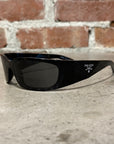 PRADA SHIELD SUNGLASSES ‘BLACK’