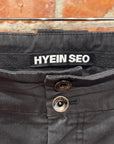 HYEIN SEO VENTED TROUSERS ‘BLACK’