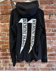 11 BY BBS NINJA DUAL ZIP UP HOODIE ‘BLACK’
