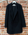 HELMUT LANG WOOL TRANSFORMABLE COAT ‘BLACK’