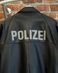GERMAN POLEZEI VINTAGE LEATHER JACKET ‘BLACK’