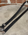 CHROME HEARTS 3-PIECE CELTIC 1" WESTERN BELT ‘BLACK’