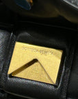 BOTTEGA VENETA CHAIN PADDED CASSETTE BAG ‘BLACK/GOLD’