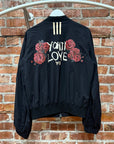 Y-3 YOHJI YAMAMOTO ROSES BOMBER JACKET ‘BLACK’
