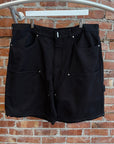 GIVENCHY SS25 CONVERTIBLE DOUBLE KNEE PANTS ‘BLACK’
