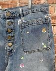 ACNE STUDIOS CANDY BUTTON STICKER DENIM ‘BLUE’