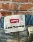 LEVIS X JUNYA WATANABE AD2022 WIDE LEG DENIM ‘LIGHT WASH’
