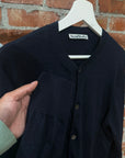 ACNE STUDIOS CLASSIC WOOL CARDIGAN ‘NAVY’