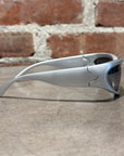 BALENCIAGA SWIFT OVAL SUNGLASSES ‘SILVER’