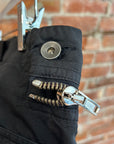 RICK OWENS DRKSDHW SS126 AIRCUT POD SHORTS ‘BLACK’