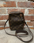 LOUIS VUITTON 1980’s COOKED MONOGRAM CAMERA BAG ‘BROWN’