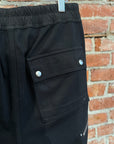 RICK OWENS RIG CARGO SWEATPANTS ‘BLACK’