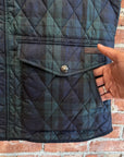 POLO RALPH LAUREN PLAID QUILTED VEST ‘MULTI’