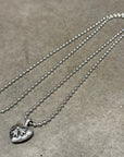 CHROME HEARTS PLUS CROSS HEART NECKLACE ‘SILVER’