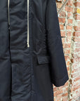 RICK OWENS FISHTAIL PARKA ‘BLACK’