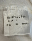HYSTERIC GLAMOUR SATURDAY NIGHT TO SUNDAY MORNING TEE ‘WHITE’