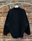 ACNE STUDIOS OVERSIZED MOCKNECK SWEATSHIRT ‘BLACK’