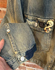 ENFANTS RICHES DEPRIMES AW24 ACID DEALER DENIM JACKET ‘BLUE’