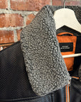 GOSHA PACCBET COLOR BLOCK BOMBER JACKET ‘ORANGE’