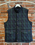 POLO RALPH LAUREN PLAID QUILTED VEST ‘MULTI’